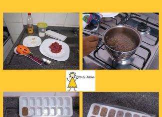 Dica de carne congelada para papinha de bebês Preparo de carne congelada para bebês