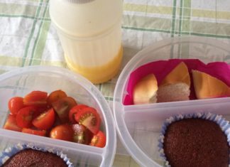 Opções de lanches escolares nas lancheiras de 30.03 a 02.04.2015