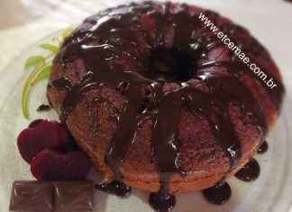 Receita de bolo de beterraba bolo de beterraba lanche saudável para levar para a escola
