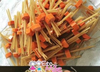 Como fazer macarrão com salsicha espetada