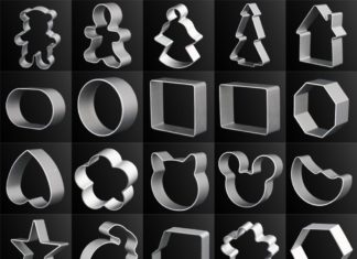 Itens para lancheiras – cortadores de biscoito