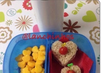 10 sugestões de sanduíches divertidos feitos com pão de forma Lanche divertido no pão de forma com formato de coração