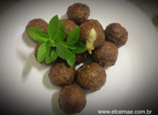 Como fazer almôndega assada recheada com queijo na air fryer receita de almôndega caseira recheada com queijo