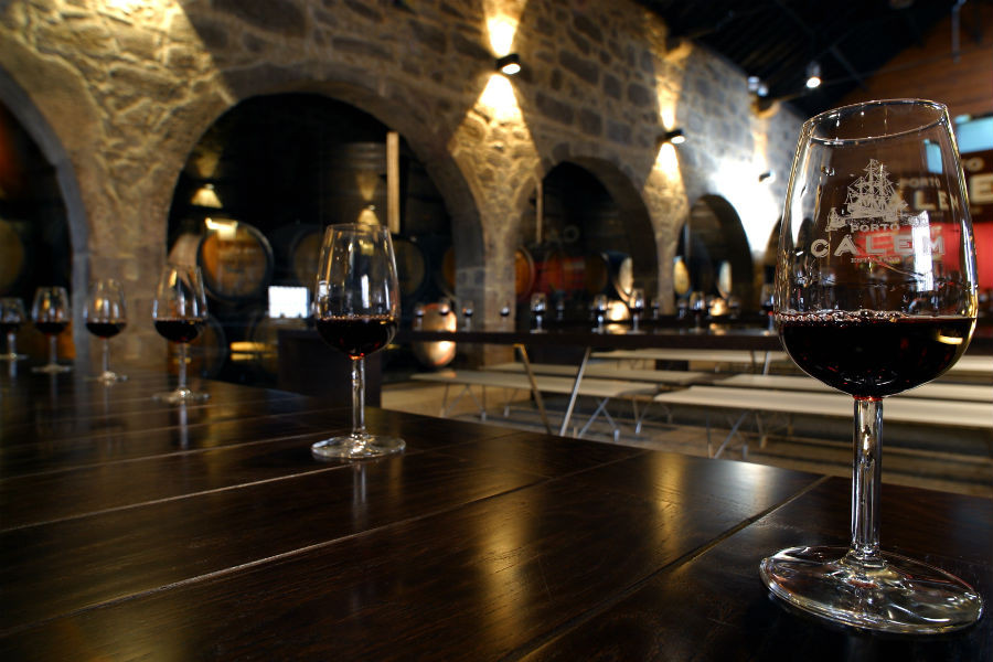 Caves de vinho do Porto em Gaia